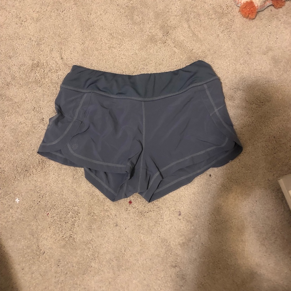 Athleta Grey Running Shorts
